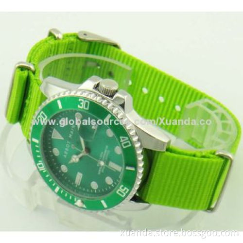Top quality colorful sport watch with unique style calendar function, best seller